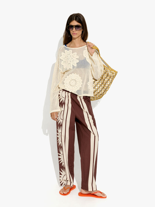 Printed Sun Trousers 100% Cotton