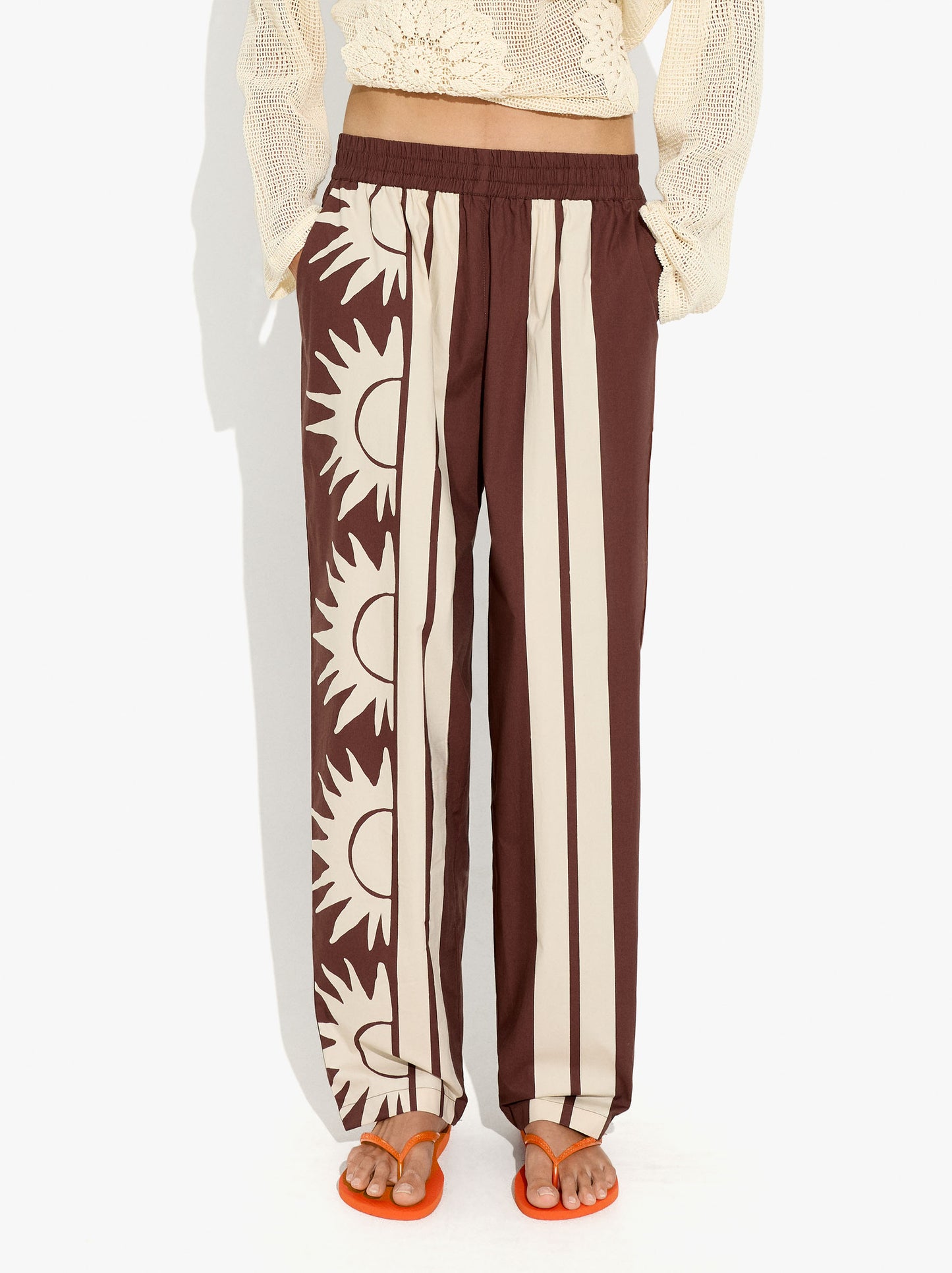 Printed Sun Trousers 100% Cotton