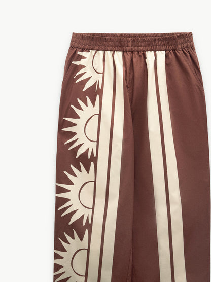 Printed Sun Trousers 100% Cotton