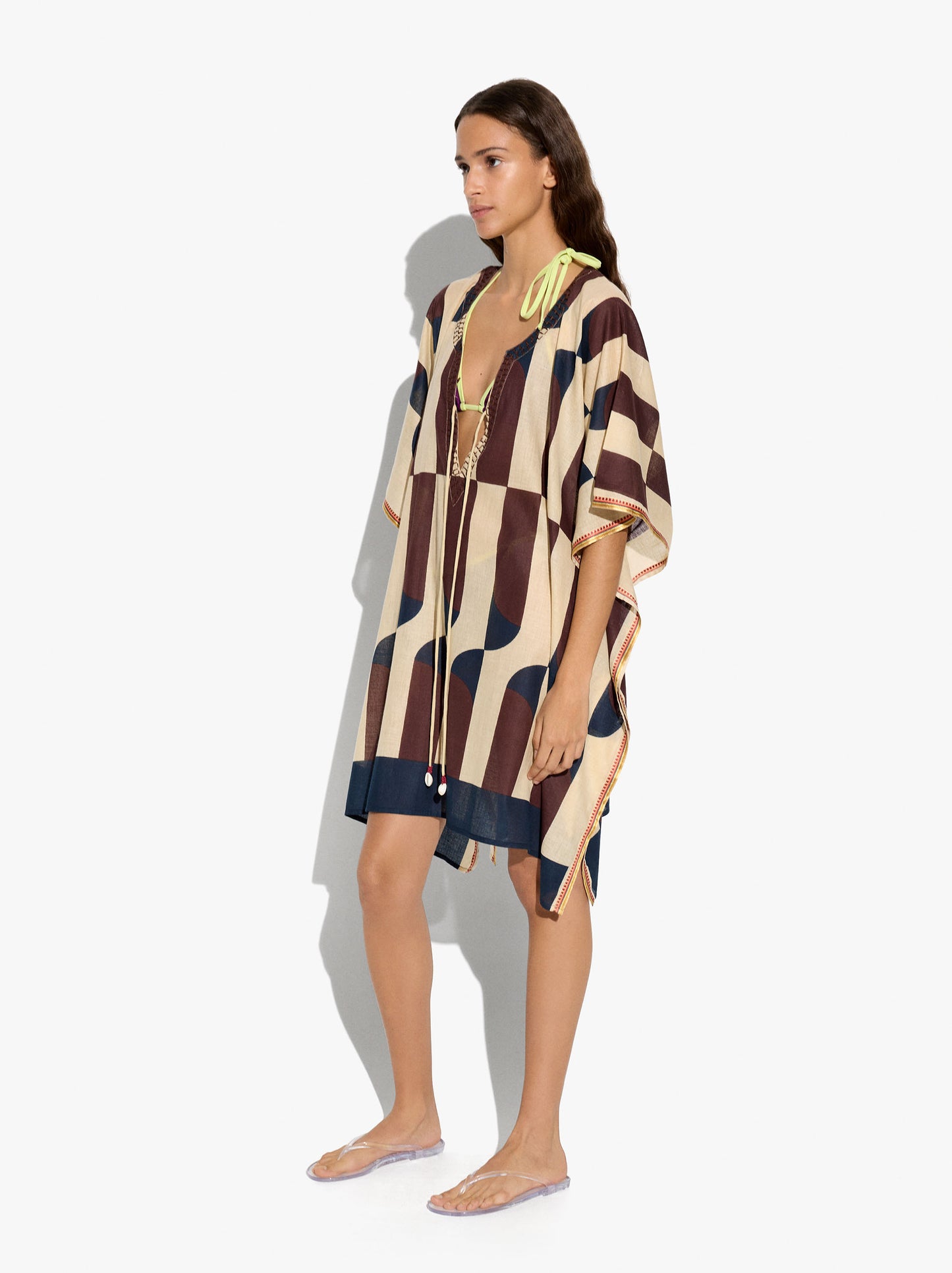 Printed Cotton Kaftan