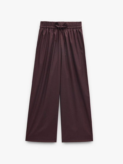 Trousers With Elastic Waist 100% Cotton