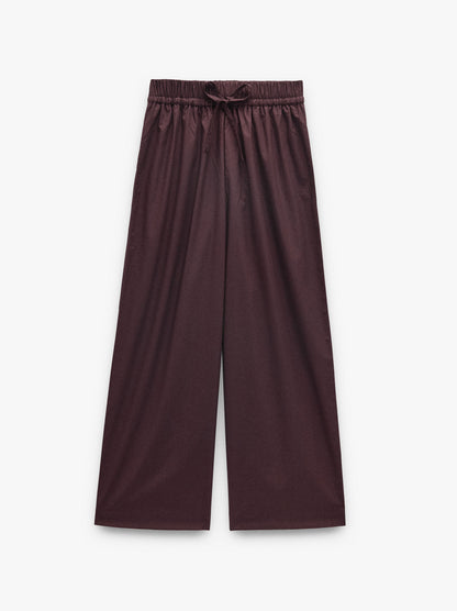 Trousers With Elastic Waist 100% Cotton