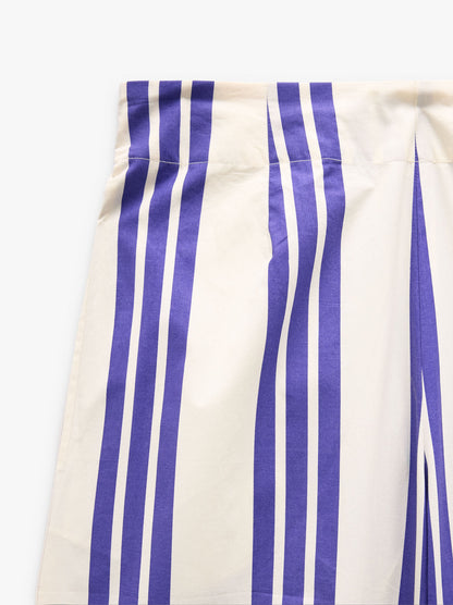 Trousers With Elastic Waist With Stripes 100% Cotton