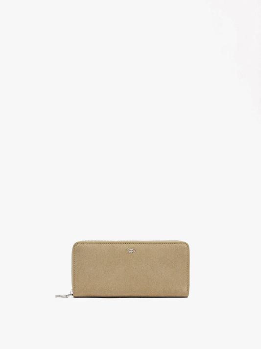 Leather Wallet With Zipper Closure