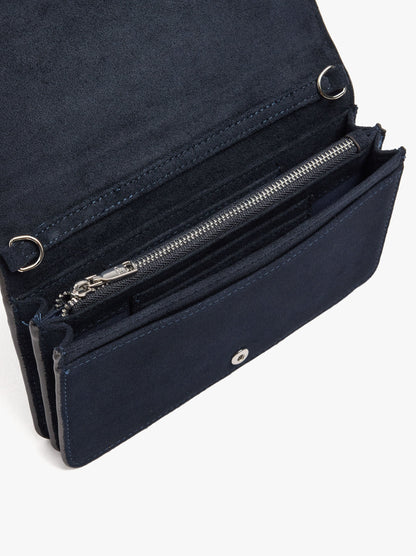 Mini Leather Bag In Wallet Style