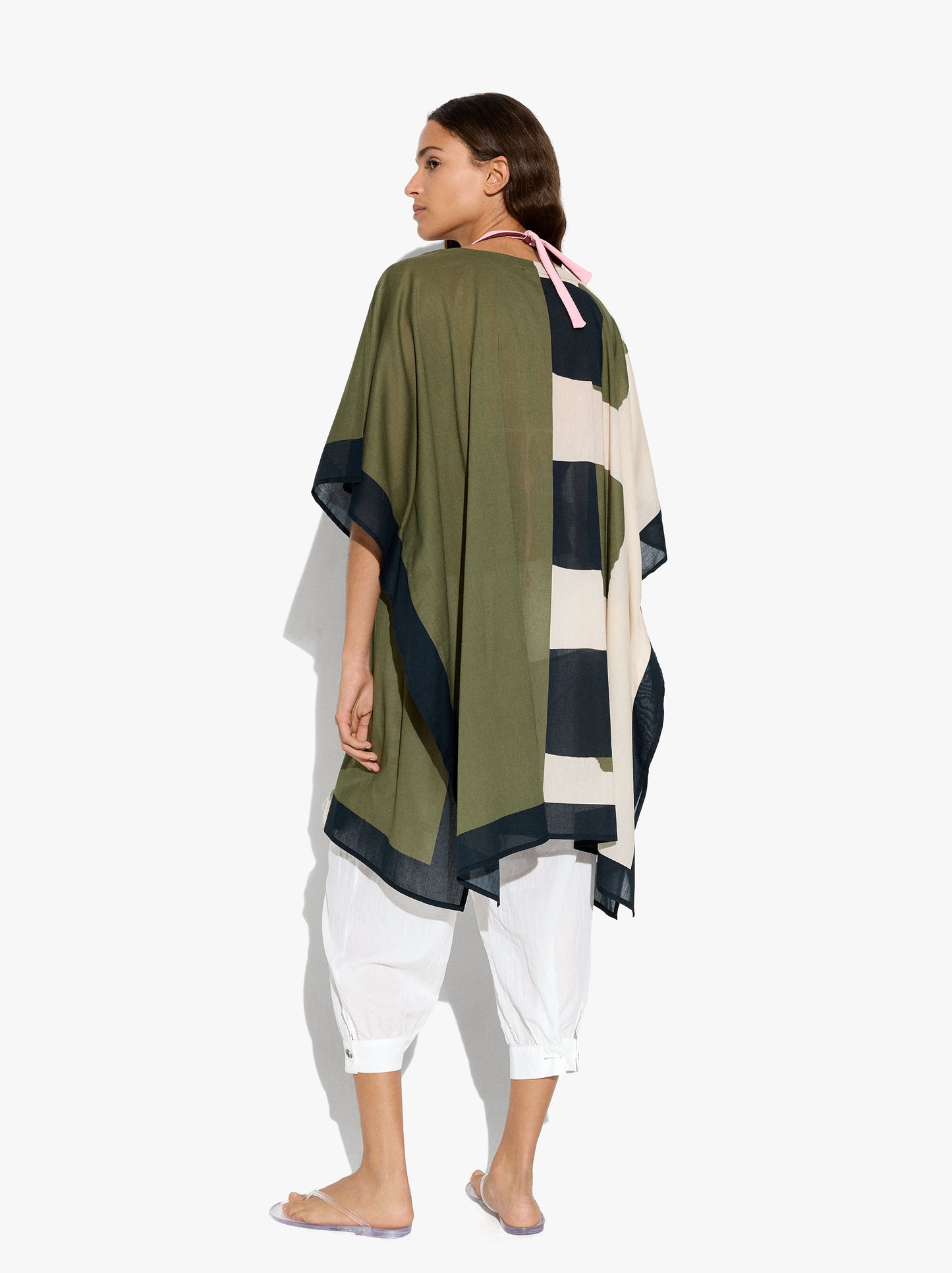 Asymmetric Kaftan With 100% Cotton