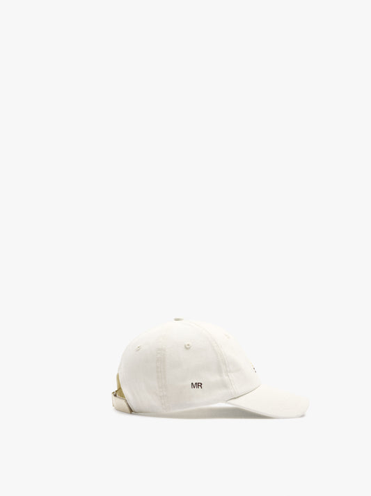 Cotton Cap With Embroidery