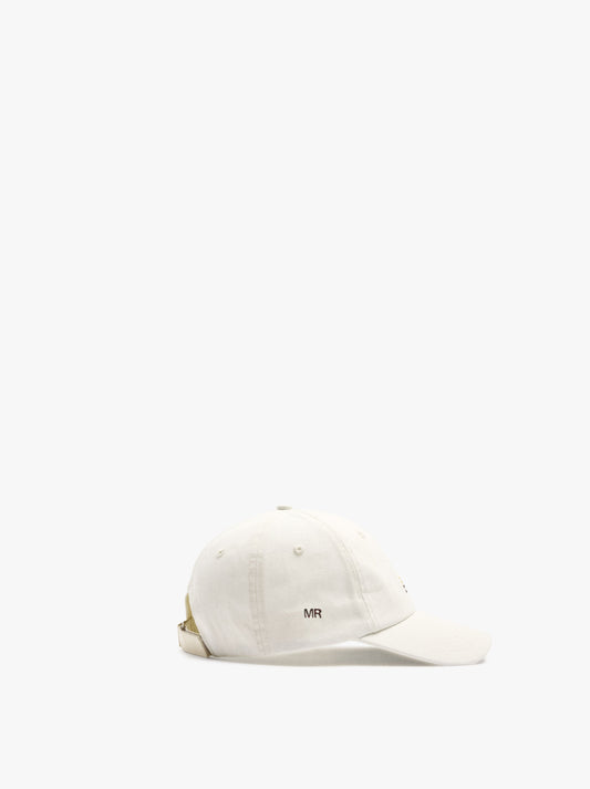 Cotton Cap With Embroidery
