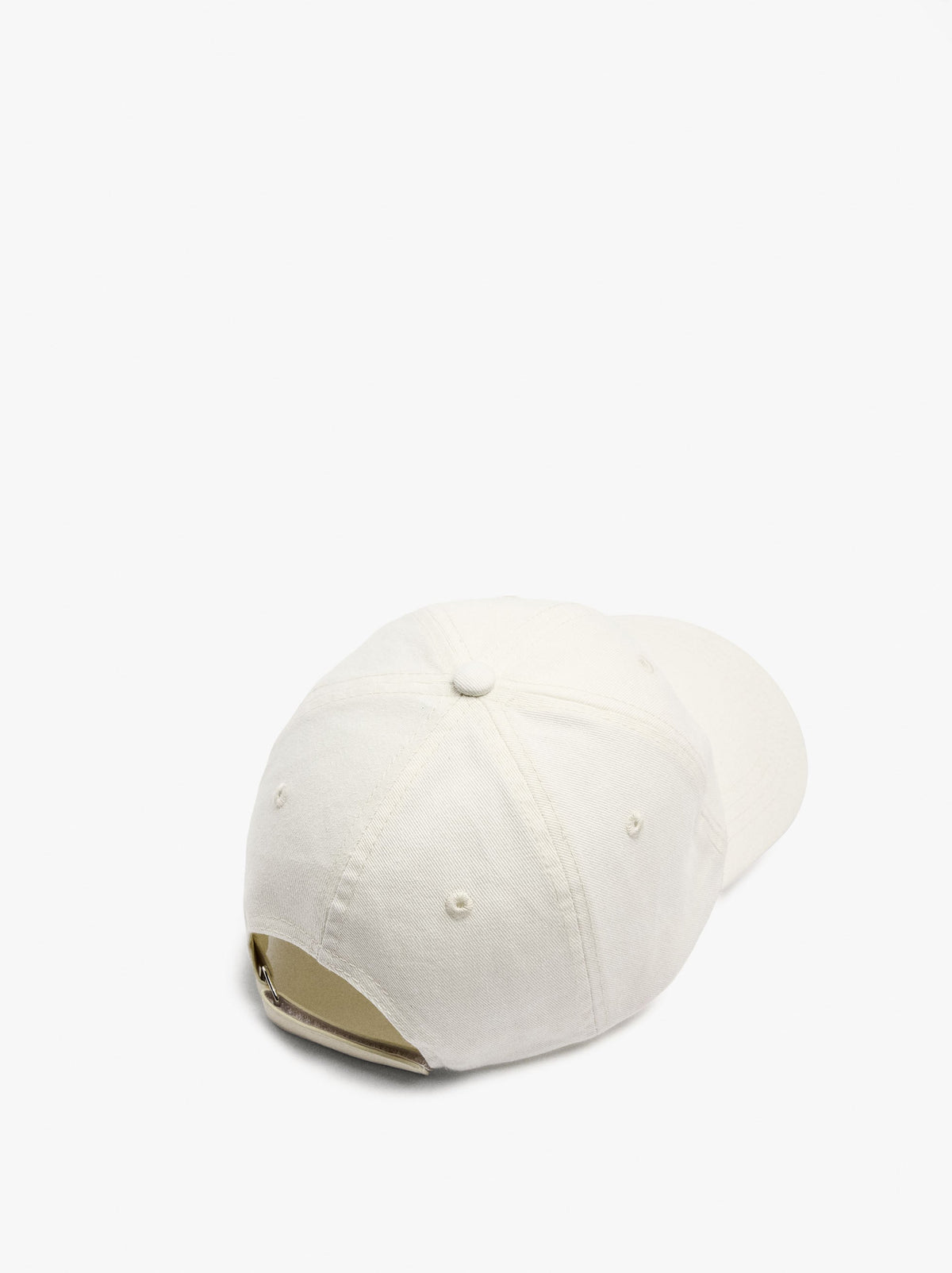 Cotton Cap With Embroidery