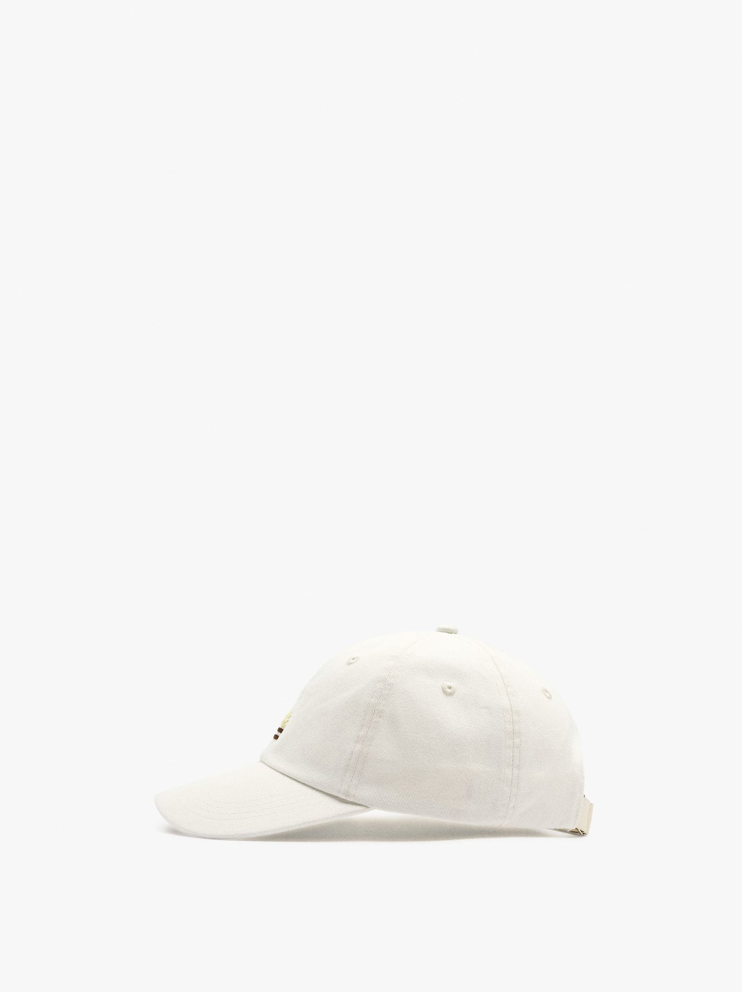 Cotton Cap With Embroidery