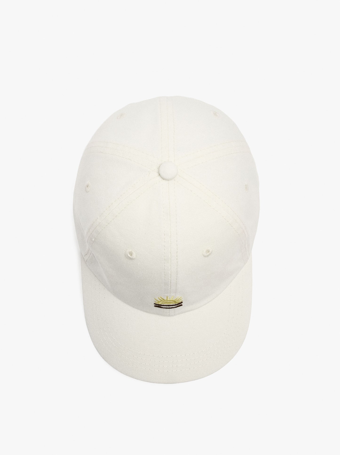 Cotton Cap With Embroidery