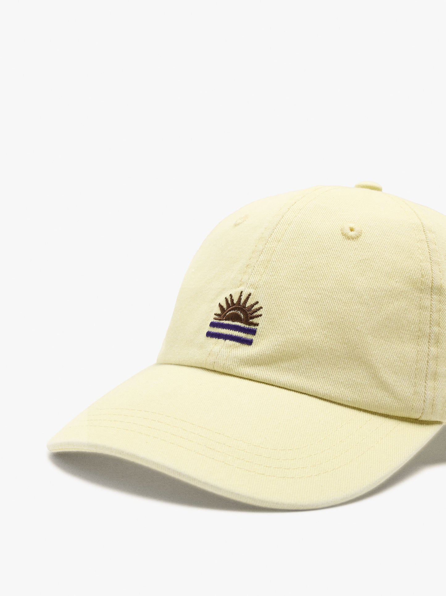 Cotton Cap With Embroidery