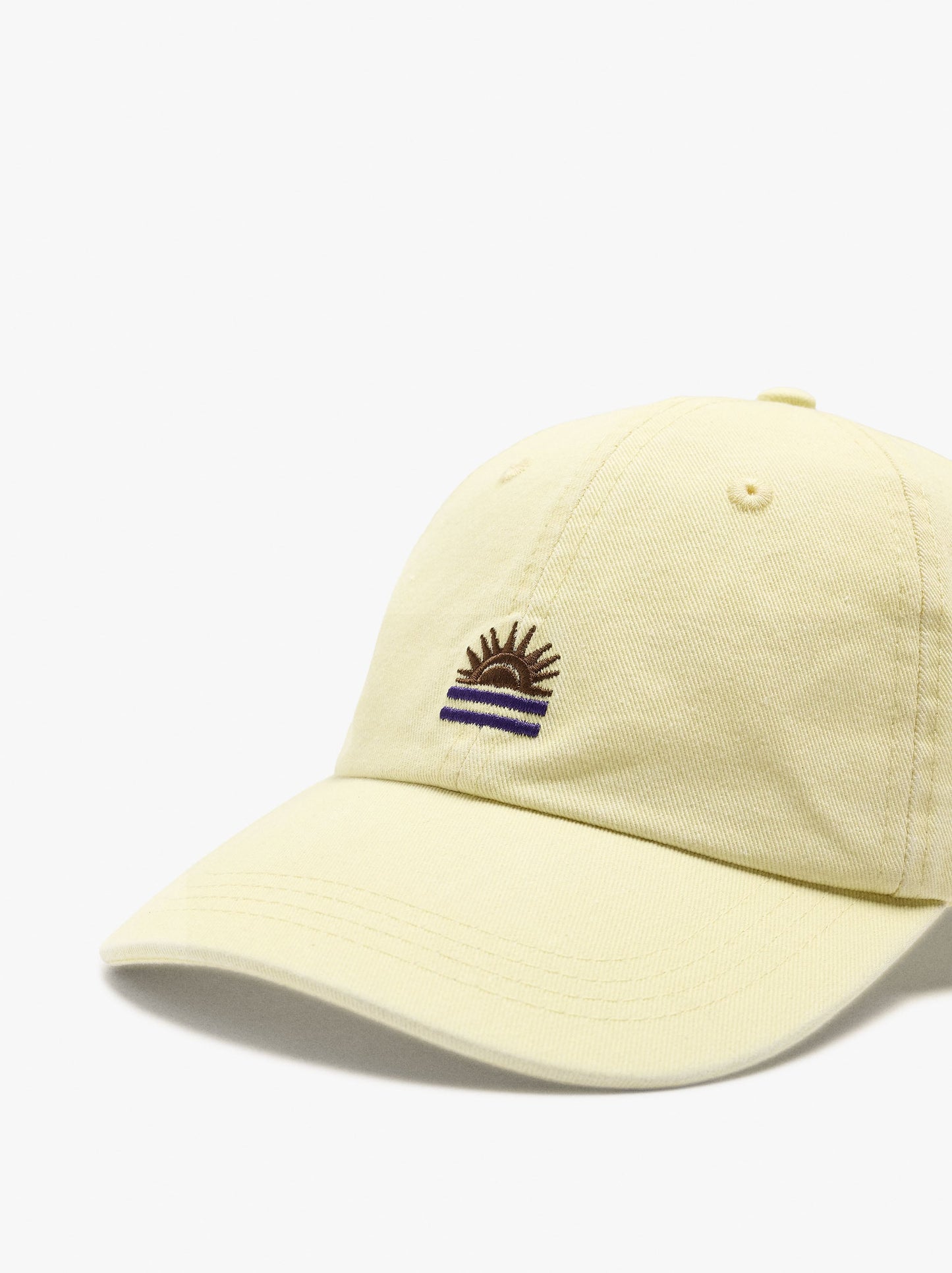 Cotton Cap With Embroidery