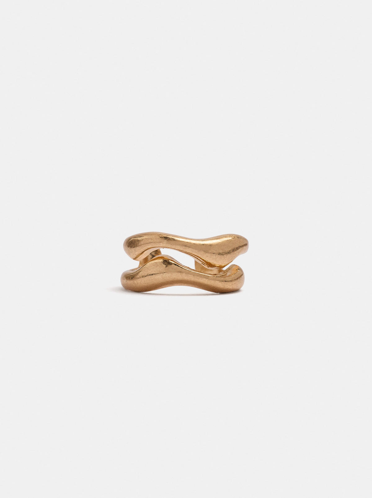 Wavy Double-Effect Ring