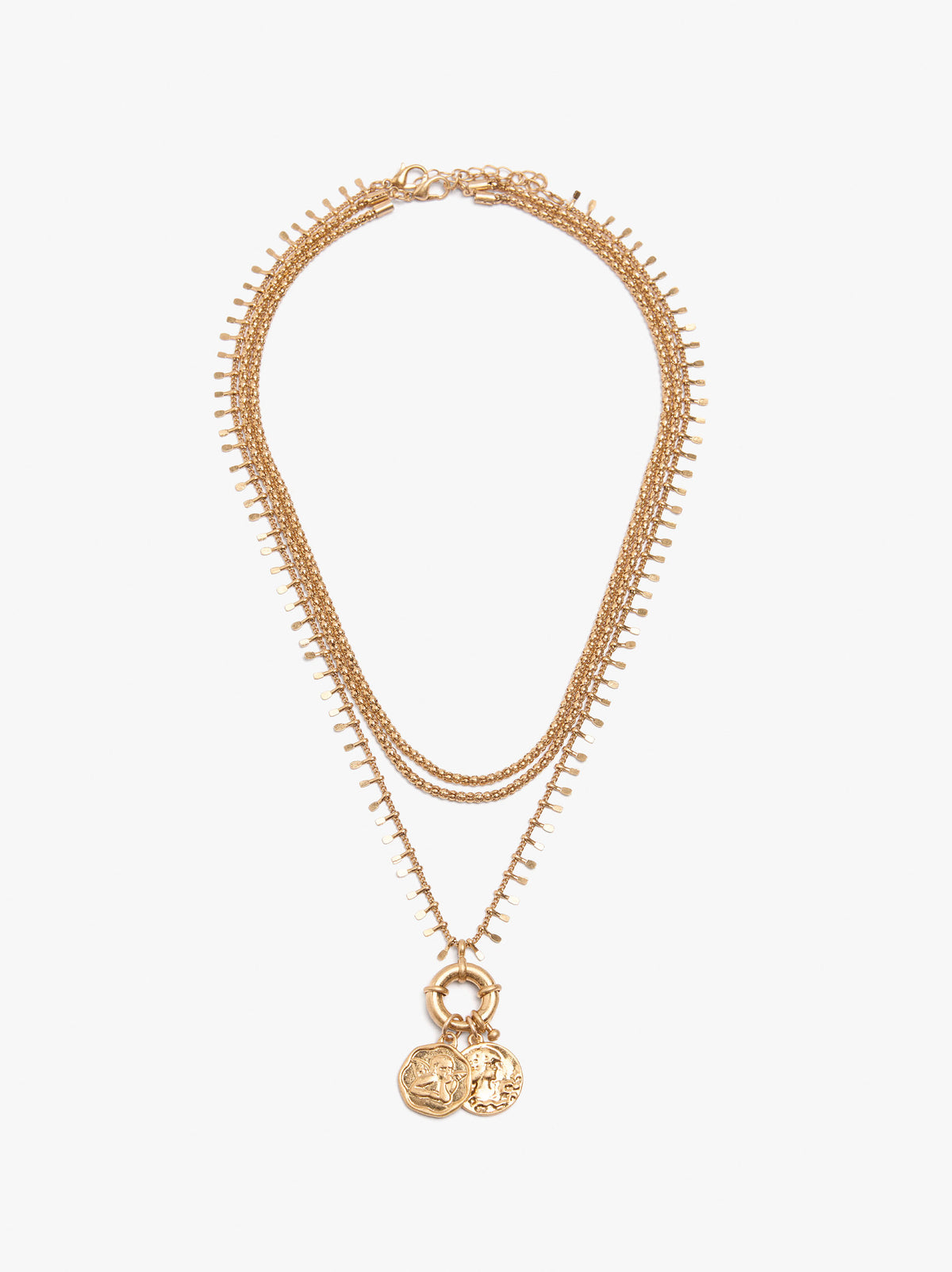 Set Of Necklaces With Medallions