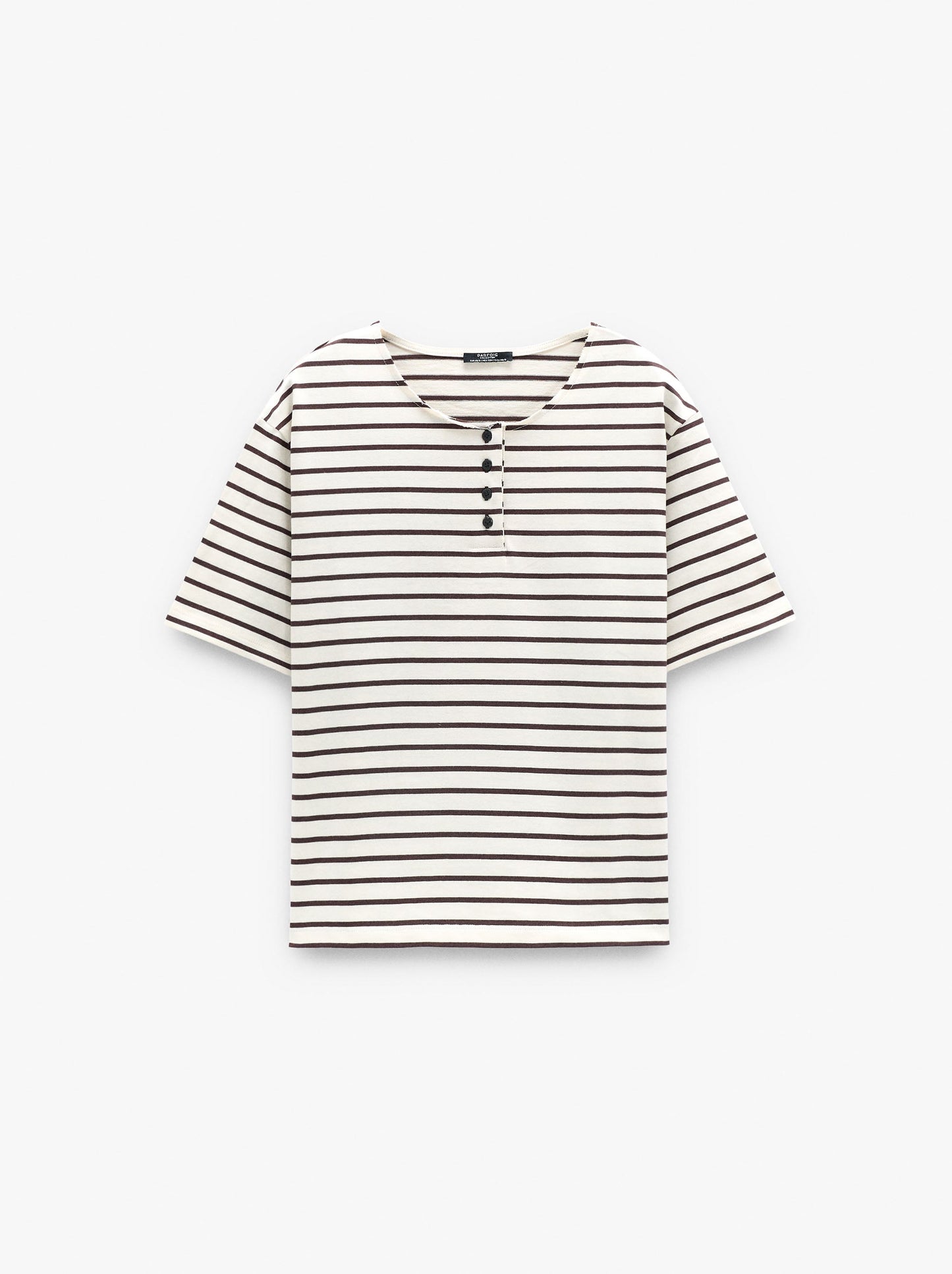 Cotton T-Shirt With Stripes