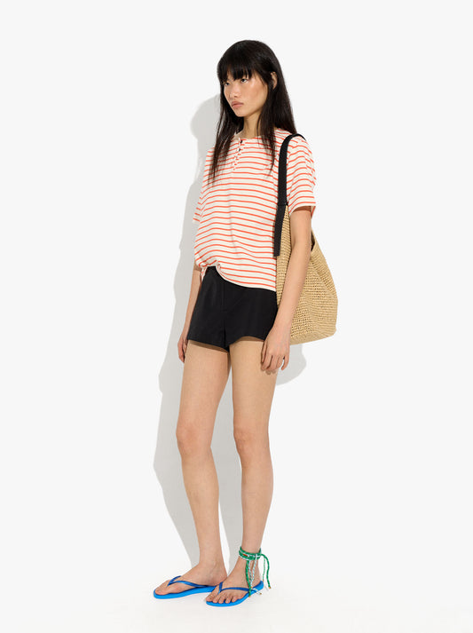 Cotton T-Shirt With Stripes