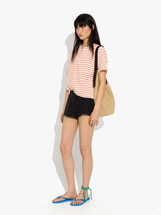 Cotton T-Shirt With Stripes