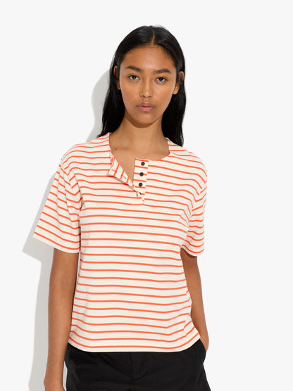 Cotton T-Shirt With Stripes