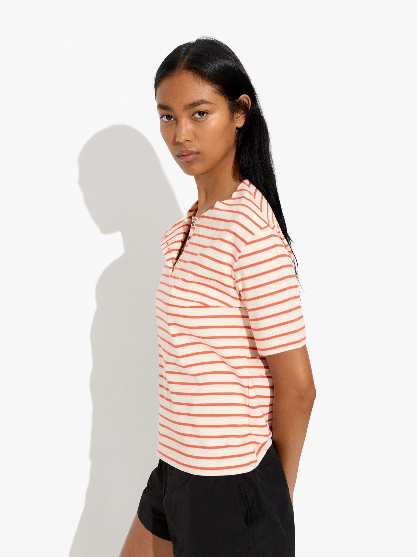 Cotton T-Shirt With Stripes