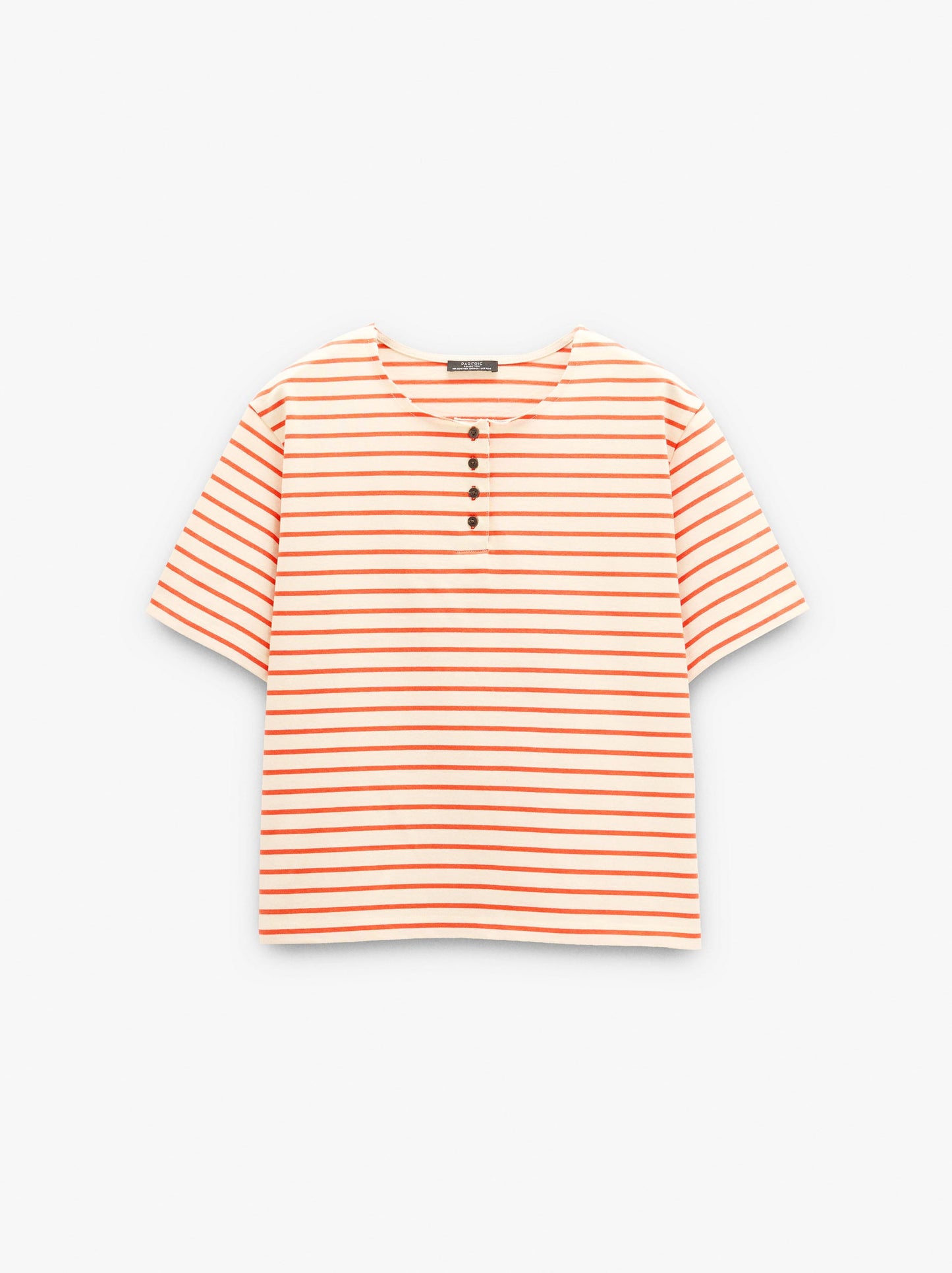 Cotton T-Shirt With Stripes