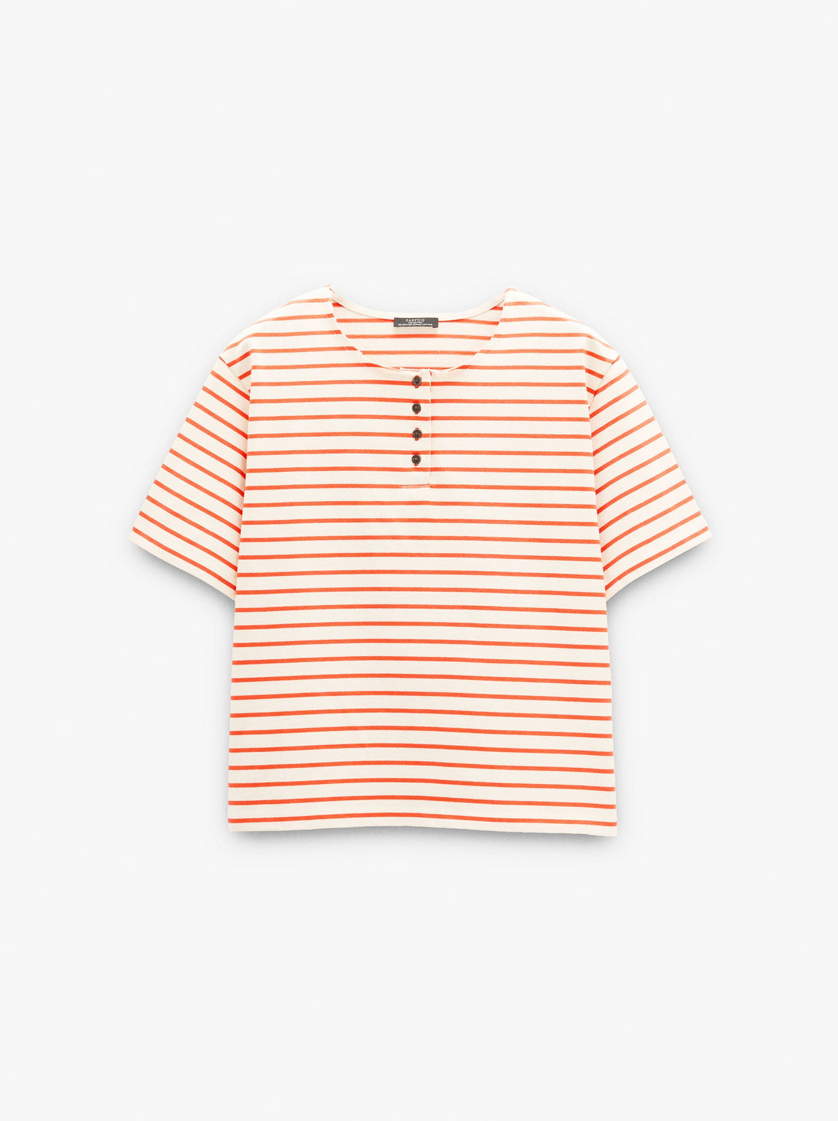 Cotton T-Shirt With Stripes