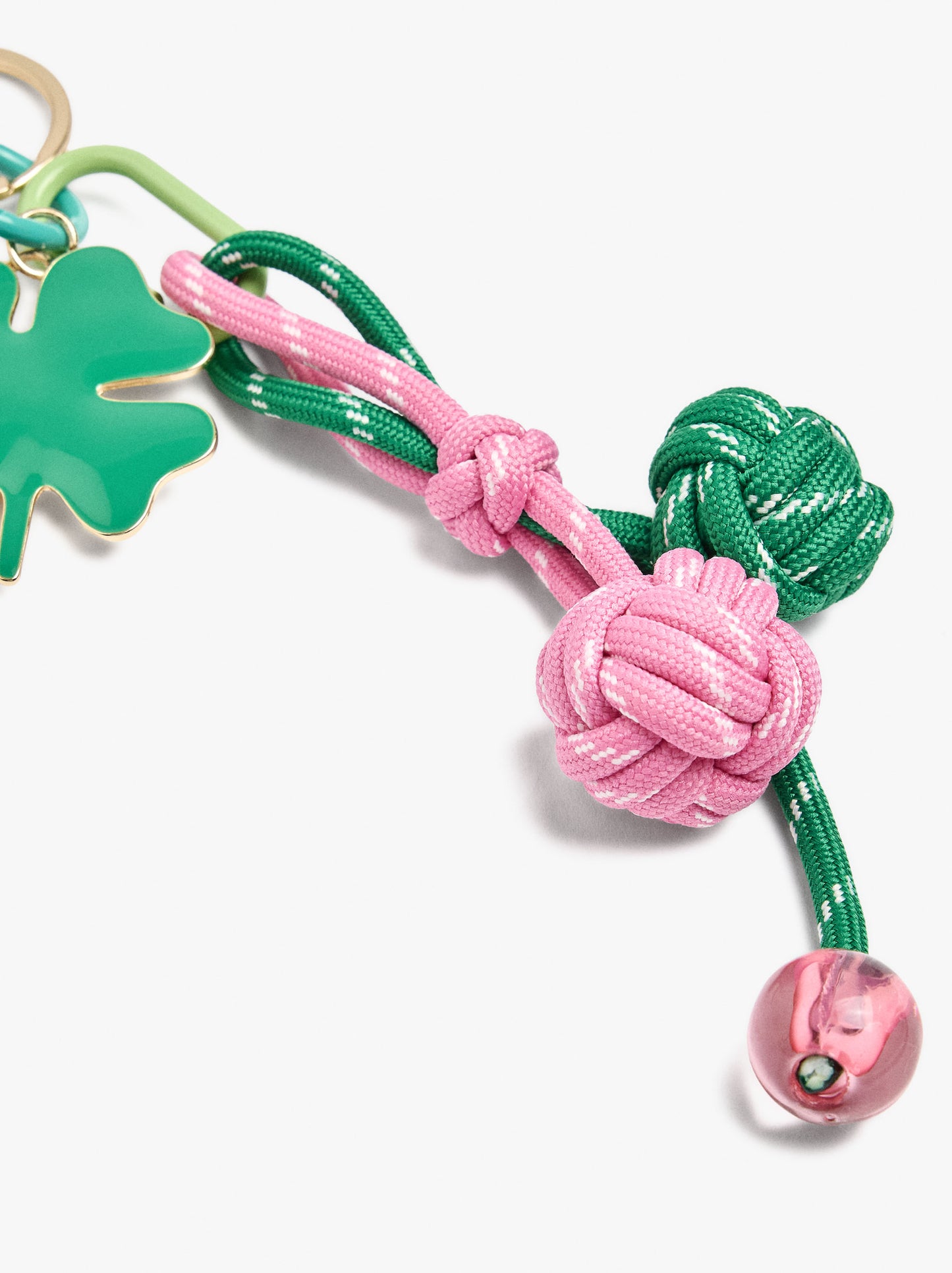 keychain With Clover Charm