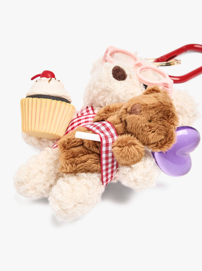 keychain Charm Bear Cupcake - The Perfect Match