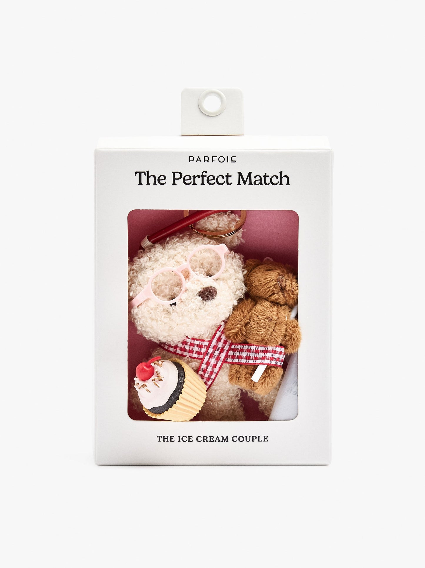 keychain Charm Bear Cupcake - The Perfect Match