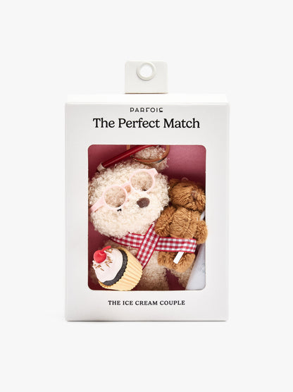 keychain Charm Bear Cupcake - The Perfect Match
