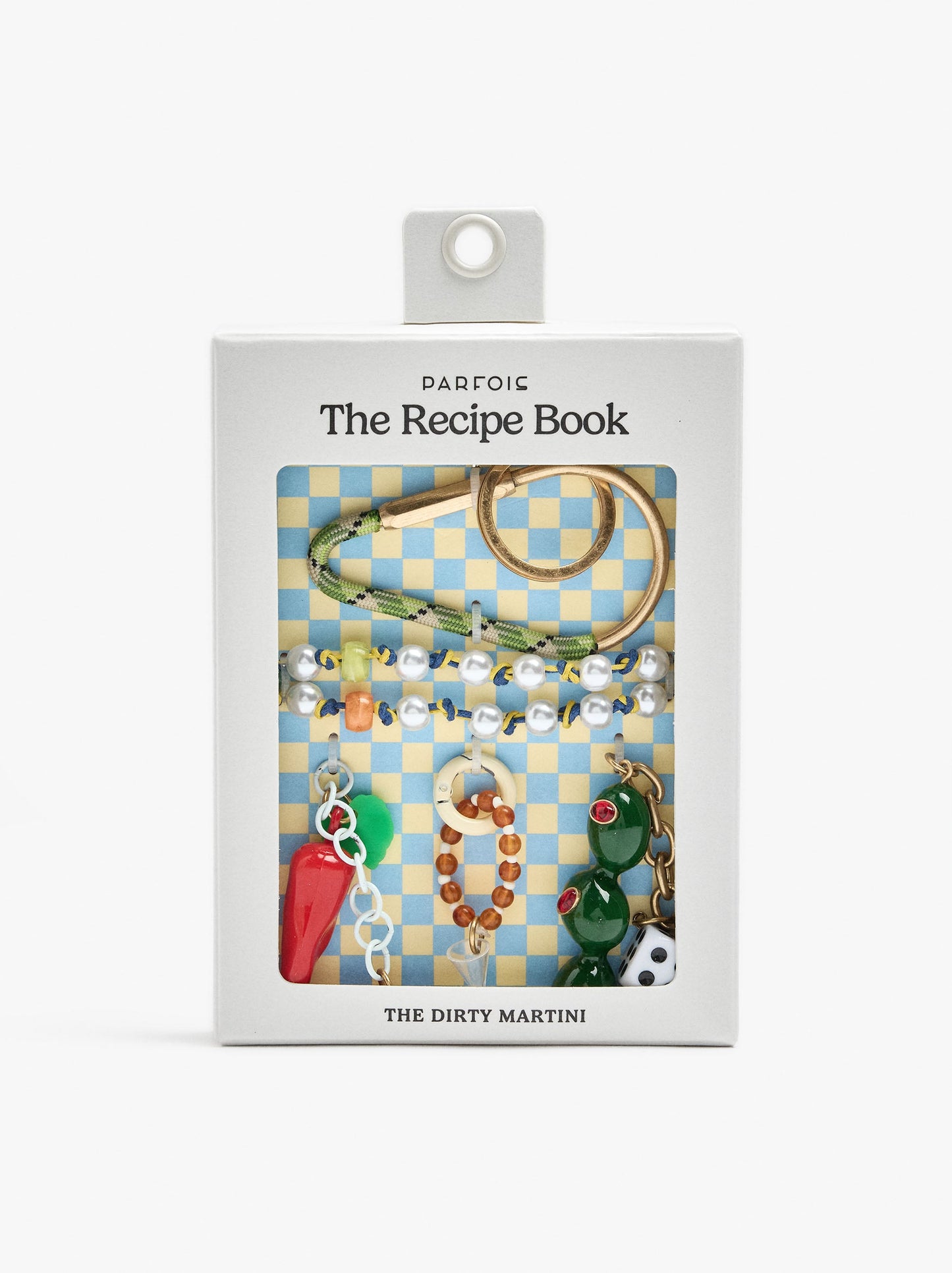 keychain Charm The Dirty Martini - The Recipe Book