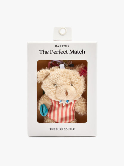 Keychain Charm Bear Surf - The Perfect Match