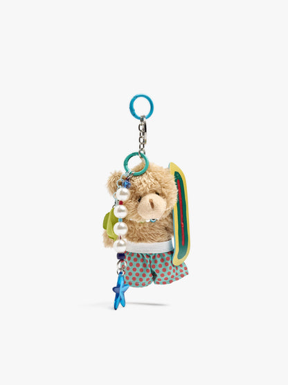 keychain Charm Bear Surf - The Perfect Match