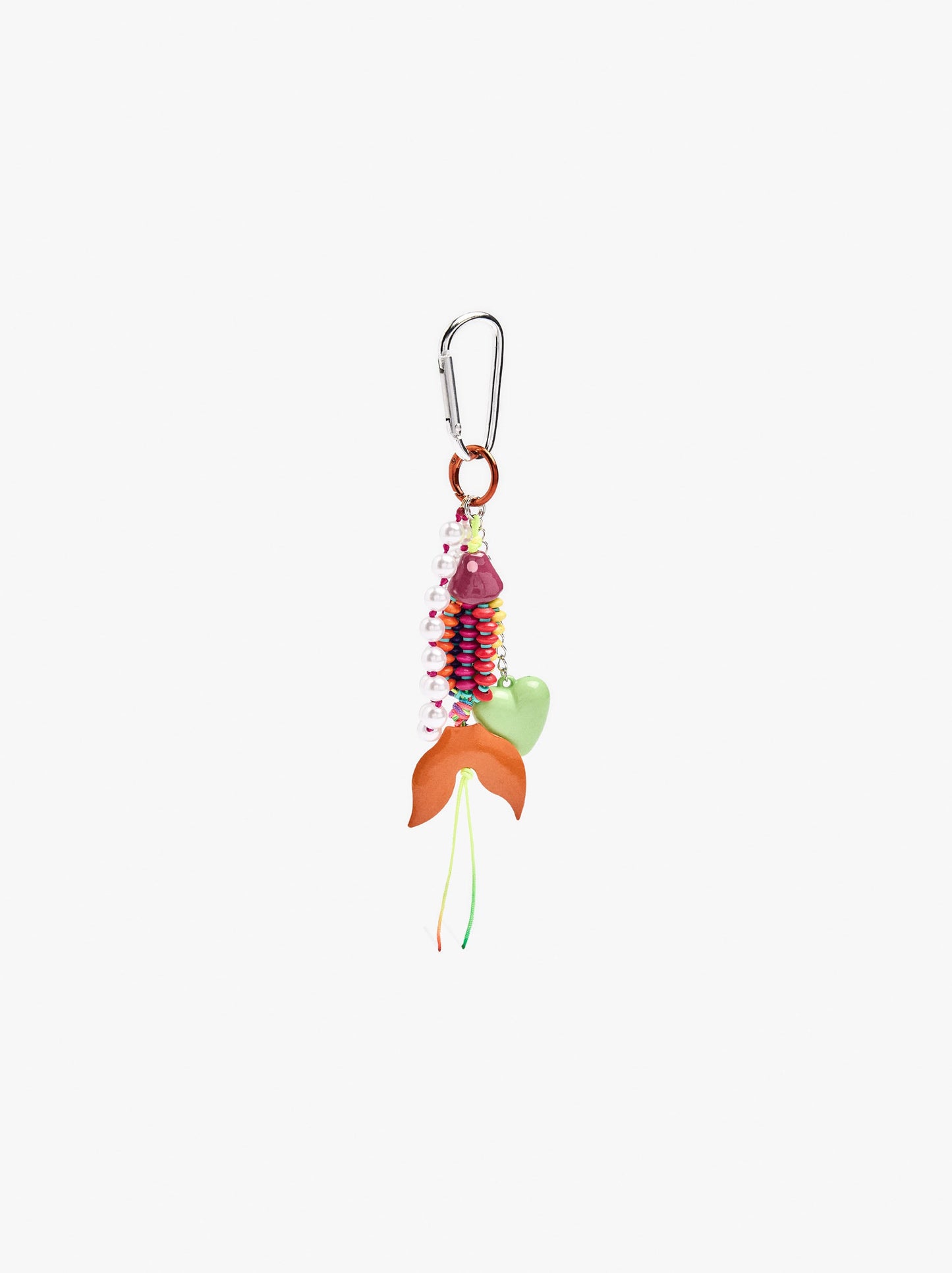 Multicolor Fish Charm keychain