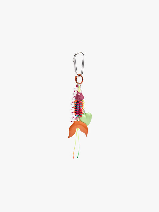 Multicolor Fish Charm Keychain