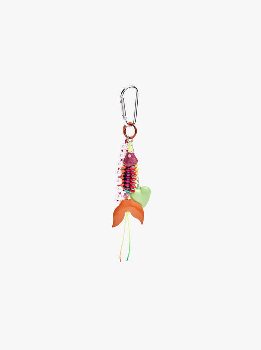 Multicolor Fish Charm Keychain