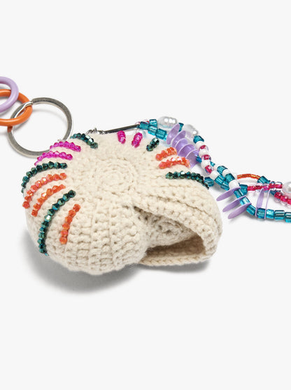 keychain Charm Snail Spiral With Crochet