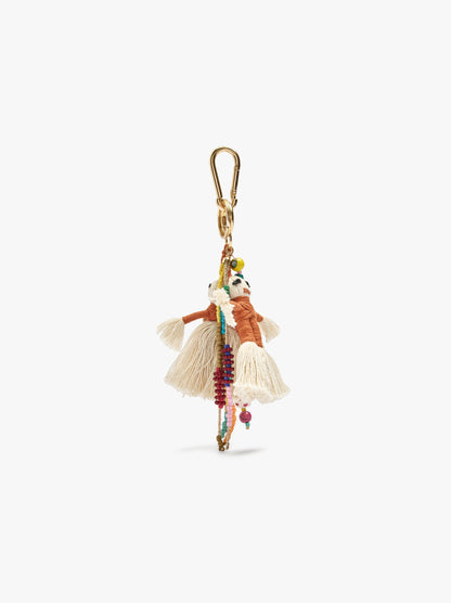 Keychain Charm With Multicolor Dolls