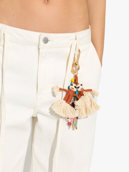 Keychain Charm With Multicolor Dolls