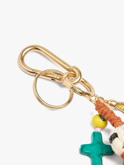 Keychain Charm With Multicolor Dolls