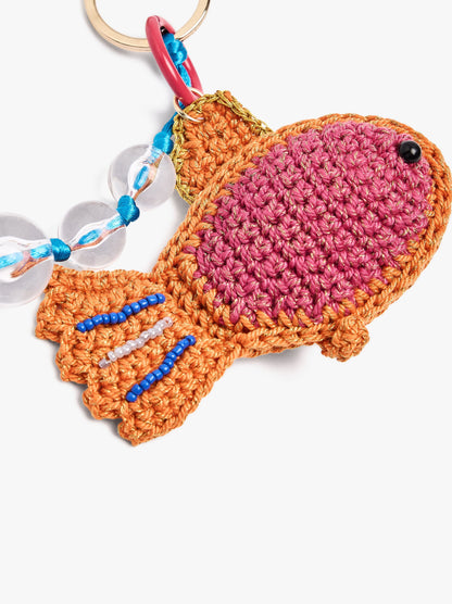 keychain Charm Fish With Crochet