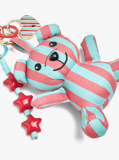 keychain Charm Bear With Stripes - The Perfect Match