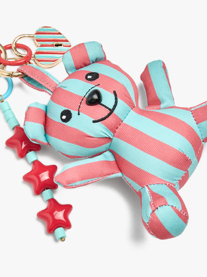 Keychain Charm Bear With Stripes - The Perfect Match
