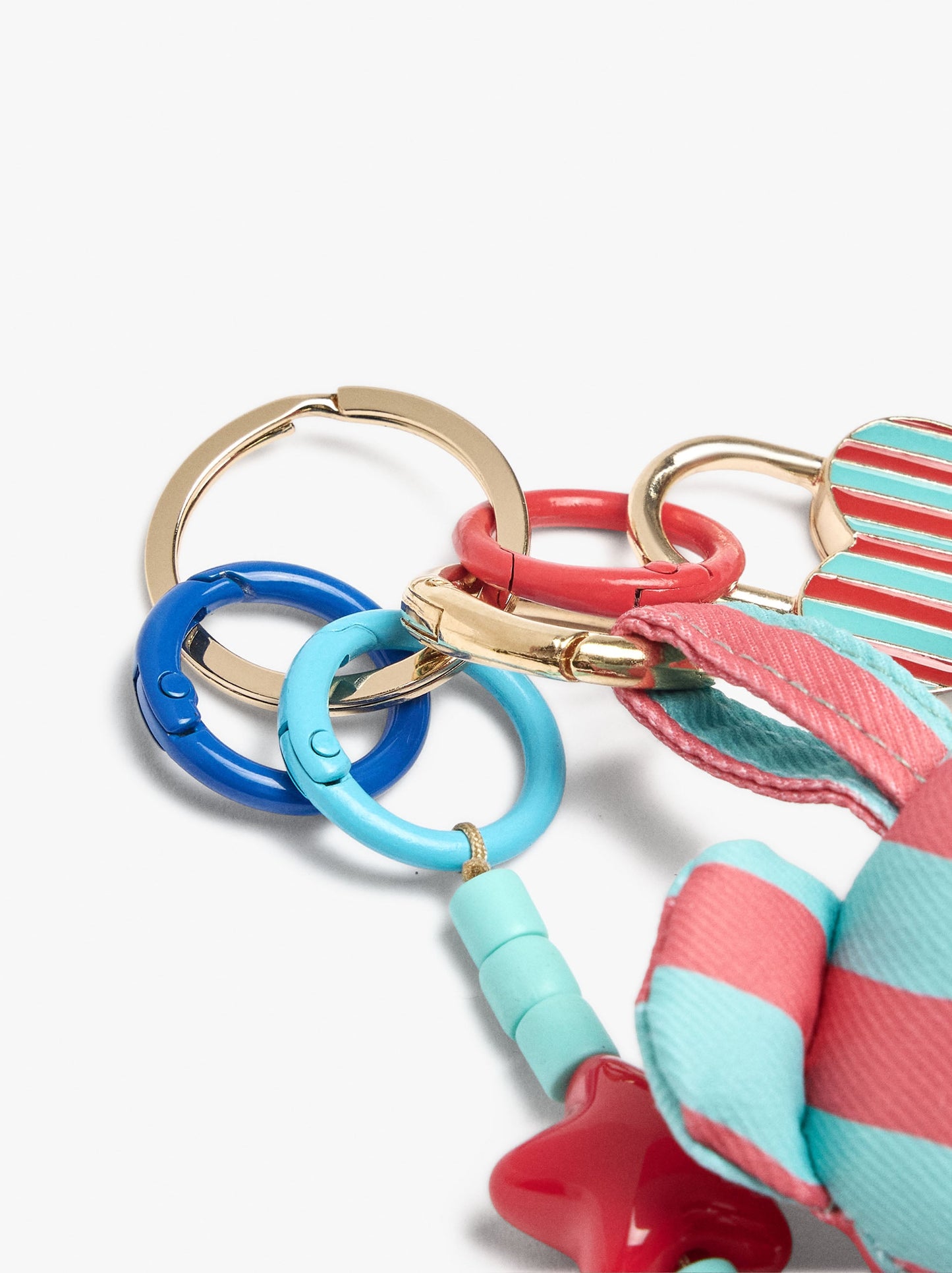 keychain Charm Bear With Stripes - The Perfect Match