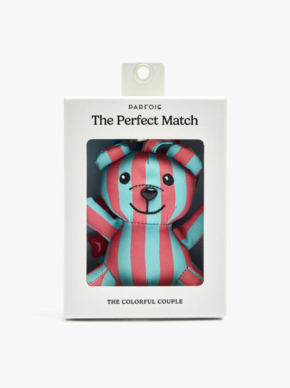 Keychain Charm Bear With Stripes - The Perfect Match