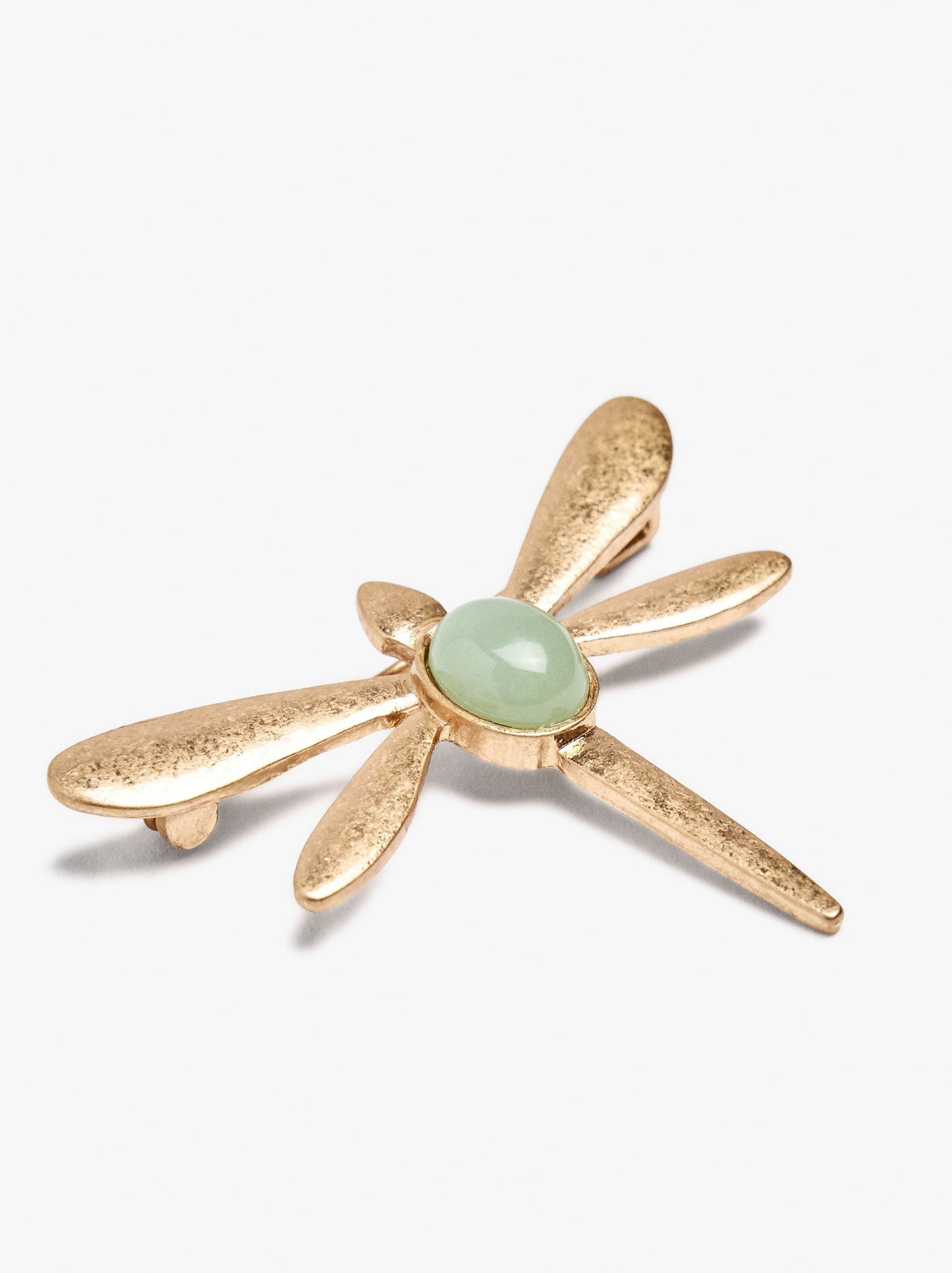 Dragonfly Brooch With Stone