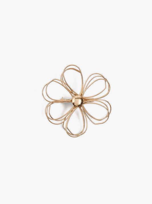 Keychain Charm With Triple Flower