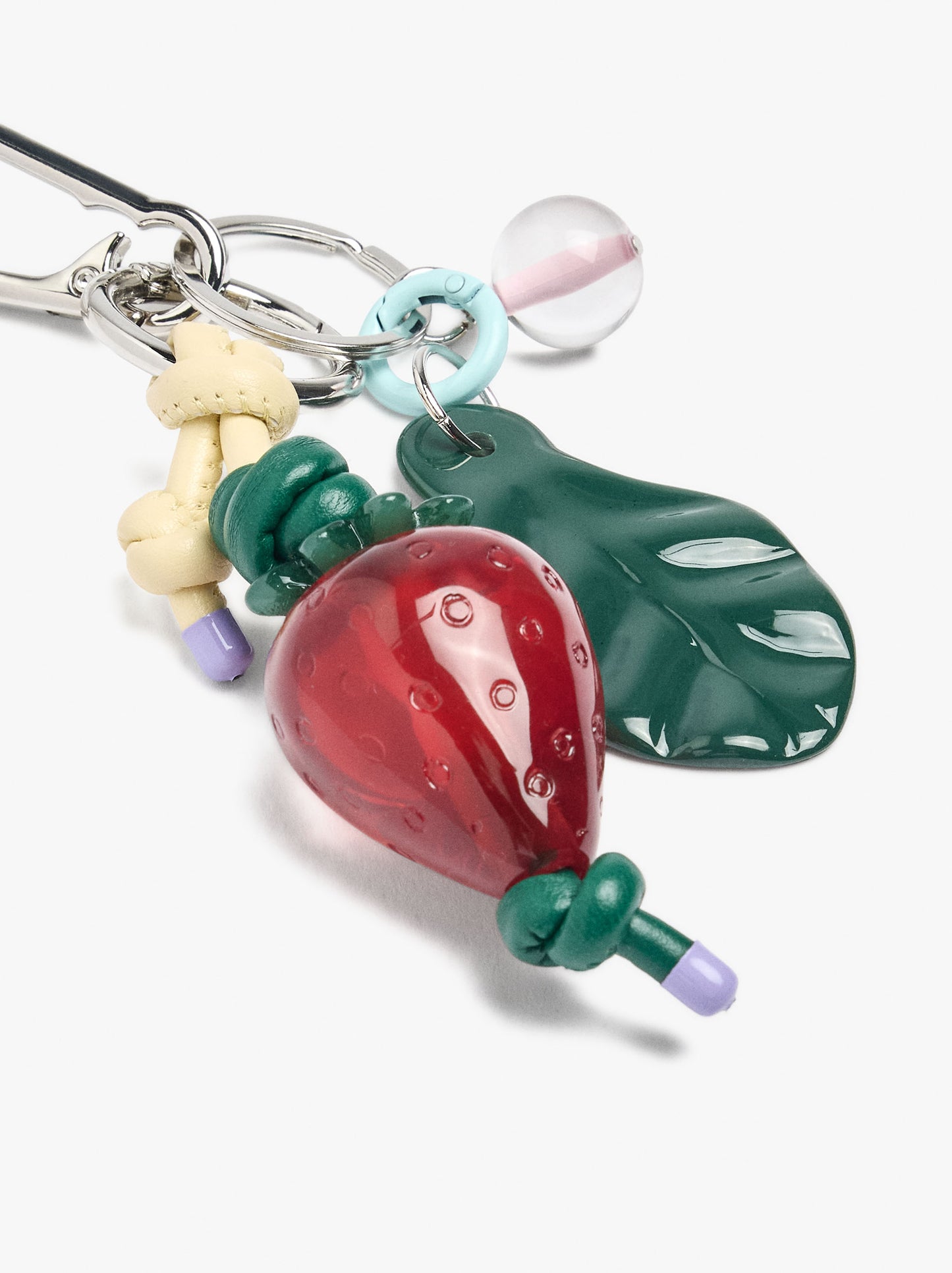 Keychain Charm With Strawberry
