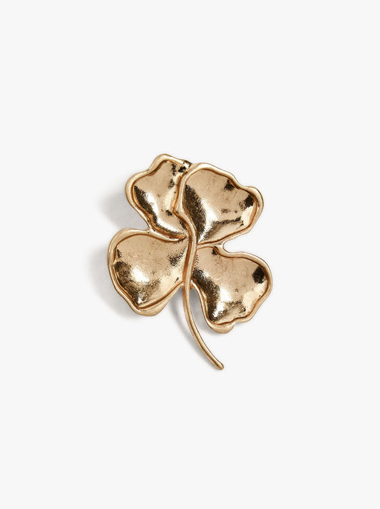 Brooch With Clover