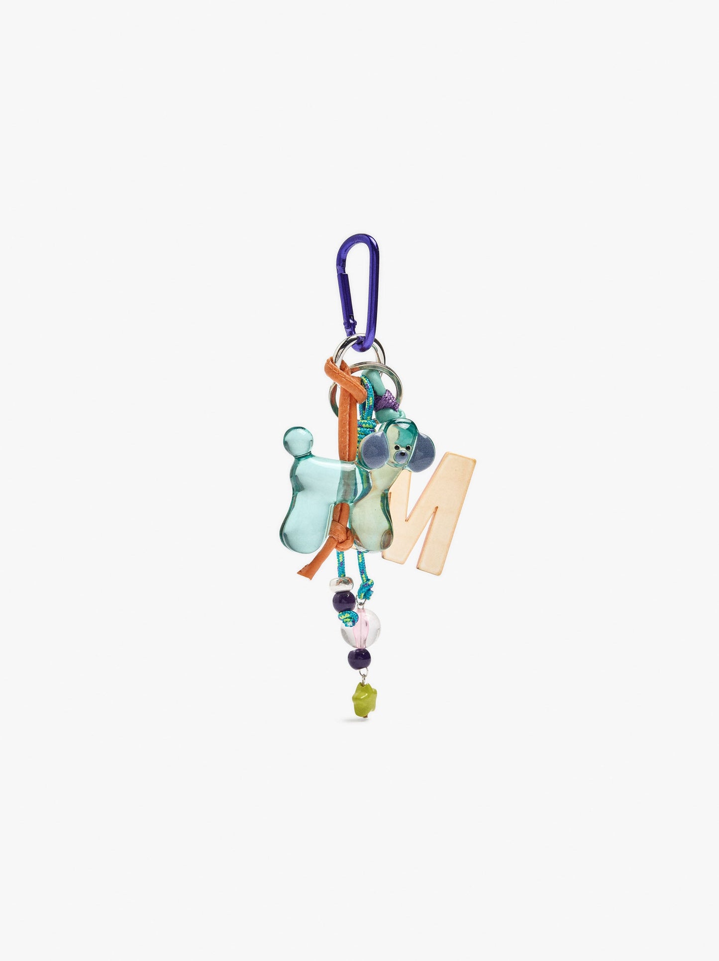 keychain Charm Dog And Letter M